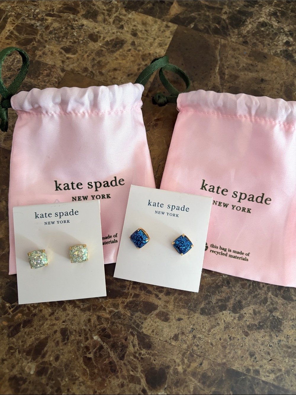 Kate Spade Glitter Earrings Bundle! Brand New! - Picture 2 of 7